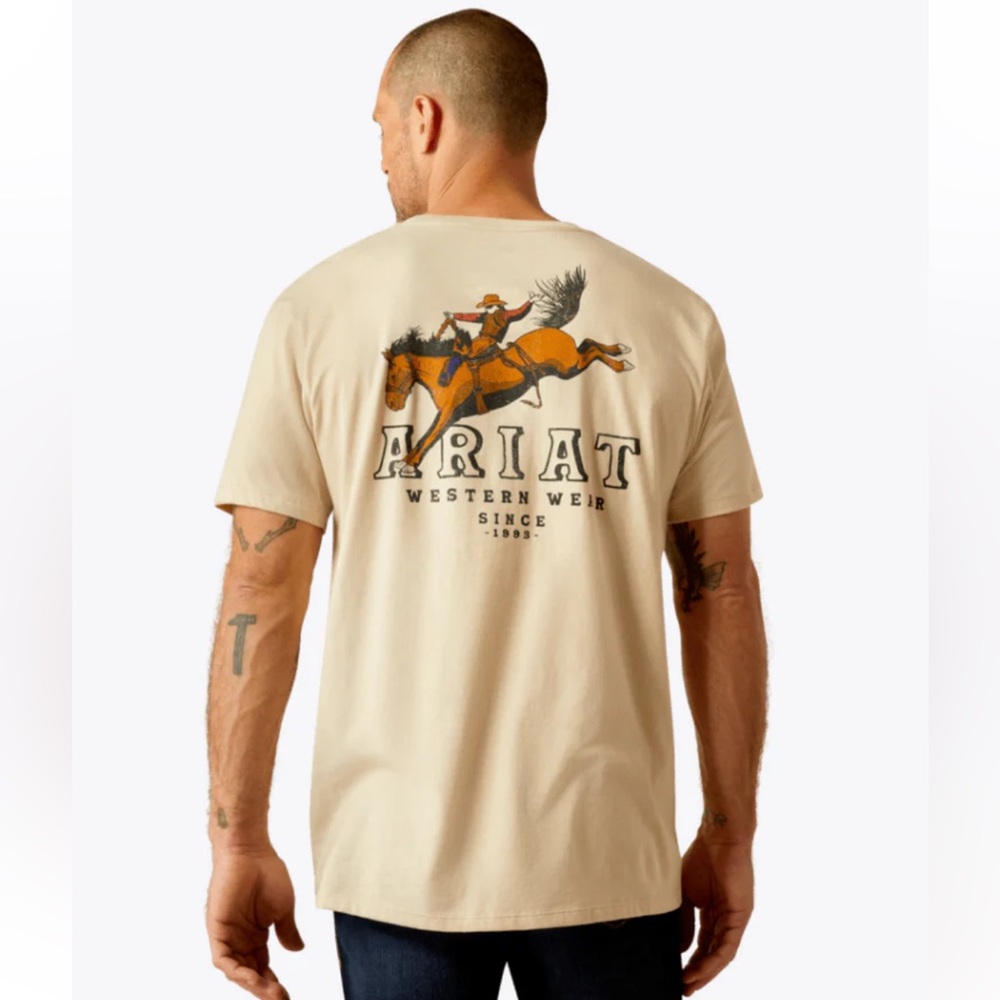 Ariat Mens Bronc Ridin Heritage T-Shirt Large